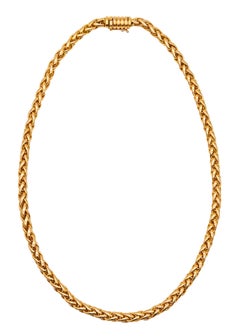 Cartier Paris Fabulous Necklace Chain In Solid 18Kt Yellow Gold With Red Pouch