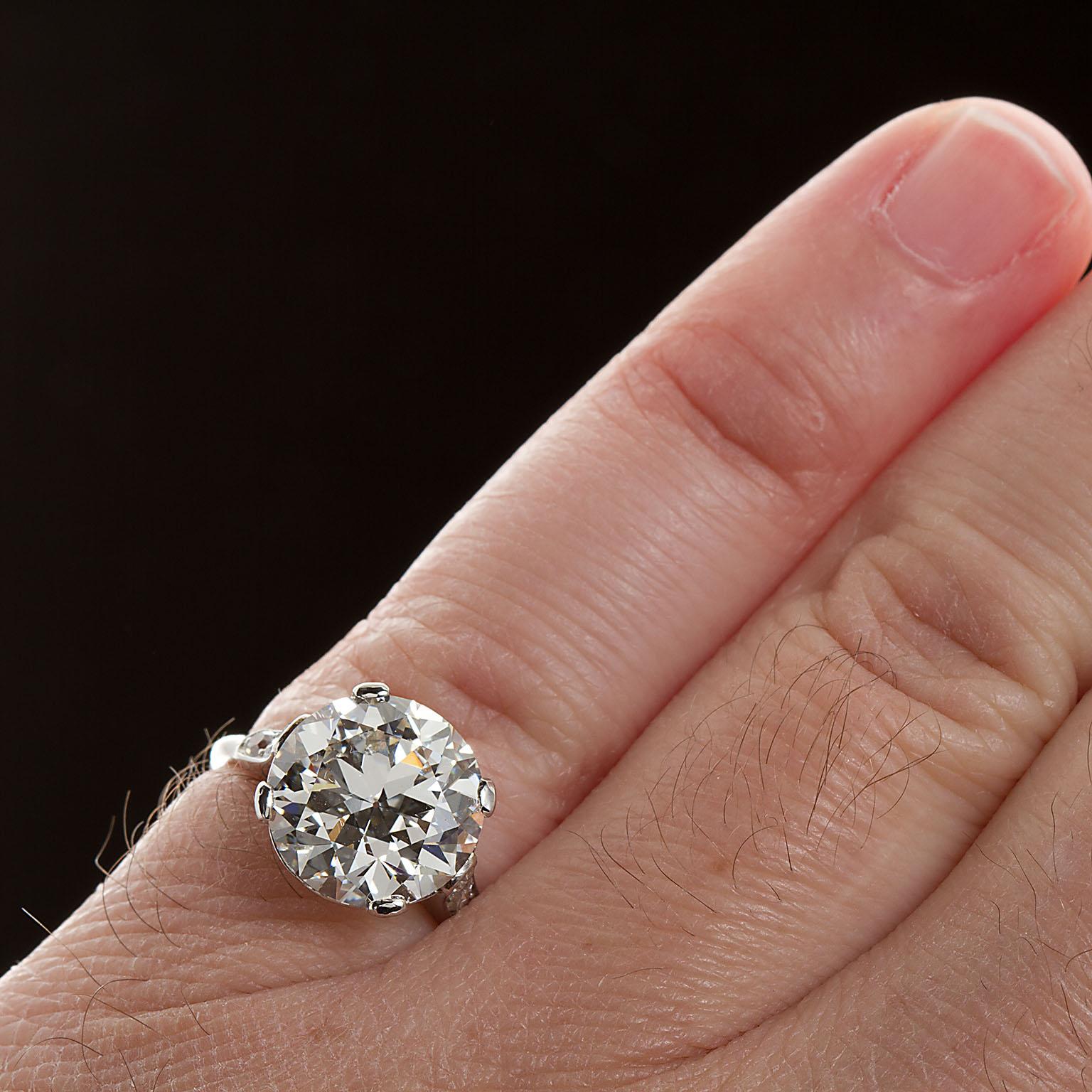 4 carat cartier diamond ring 