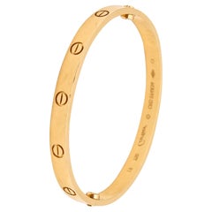 CARTIER Paris Bracciale dell'amore in oro giallo 18Kt Misura 19 In scatola Cartier