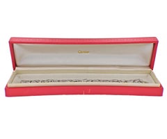 Cartier Paris GIA Diamond Platinum Bracelet
