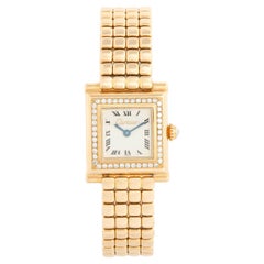 Orologio da donna "Trocadero" di Cartier Paris in oro e diamanti