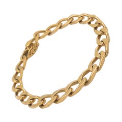 Cartier Paris Gold Curb Link Bracelet