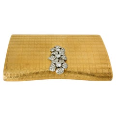 Poudrier Cartier Paris en or, platine et diamants, France, vers 1970