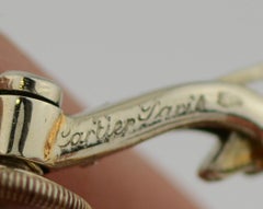 Cartier Paris, Diamond Ruby Gold and Platinum Earrings, Circa 1955