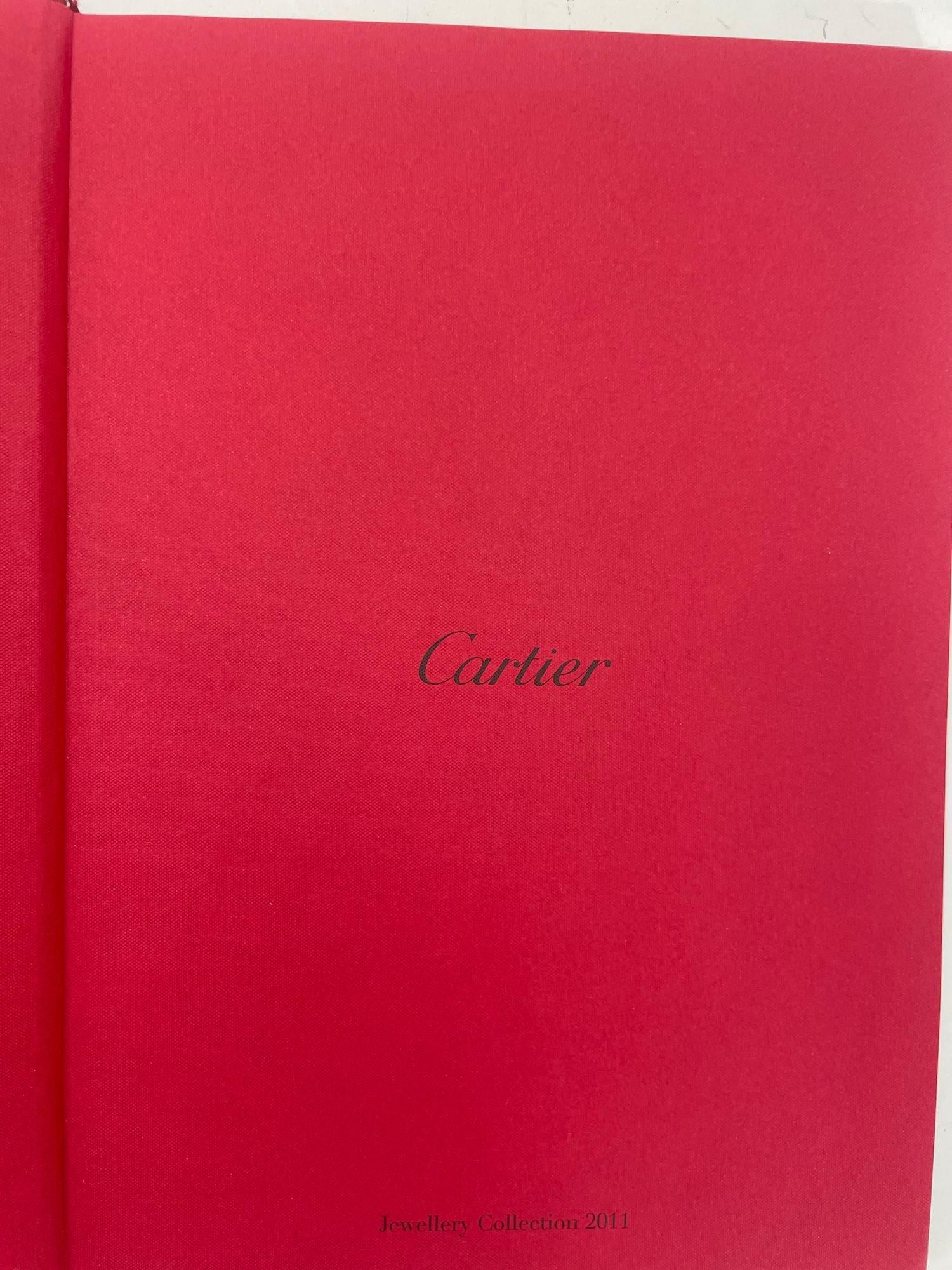 Art Deco Cartier Paris Londres New York Red Jewelry Book Hardcover Small Book For Sale