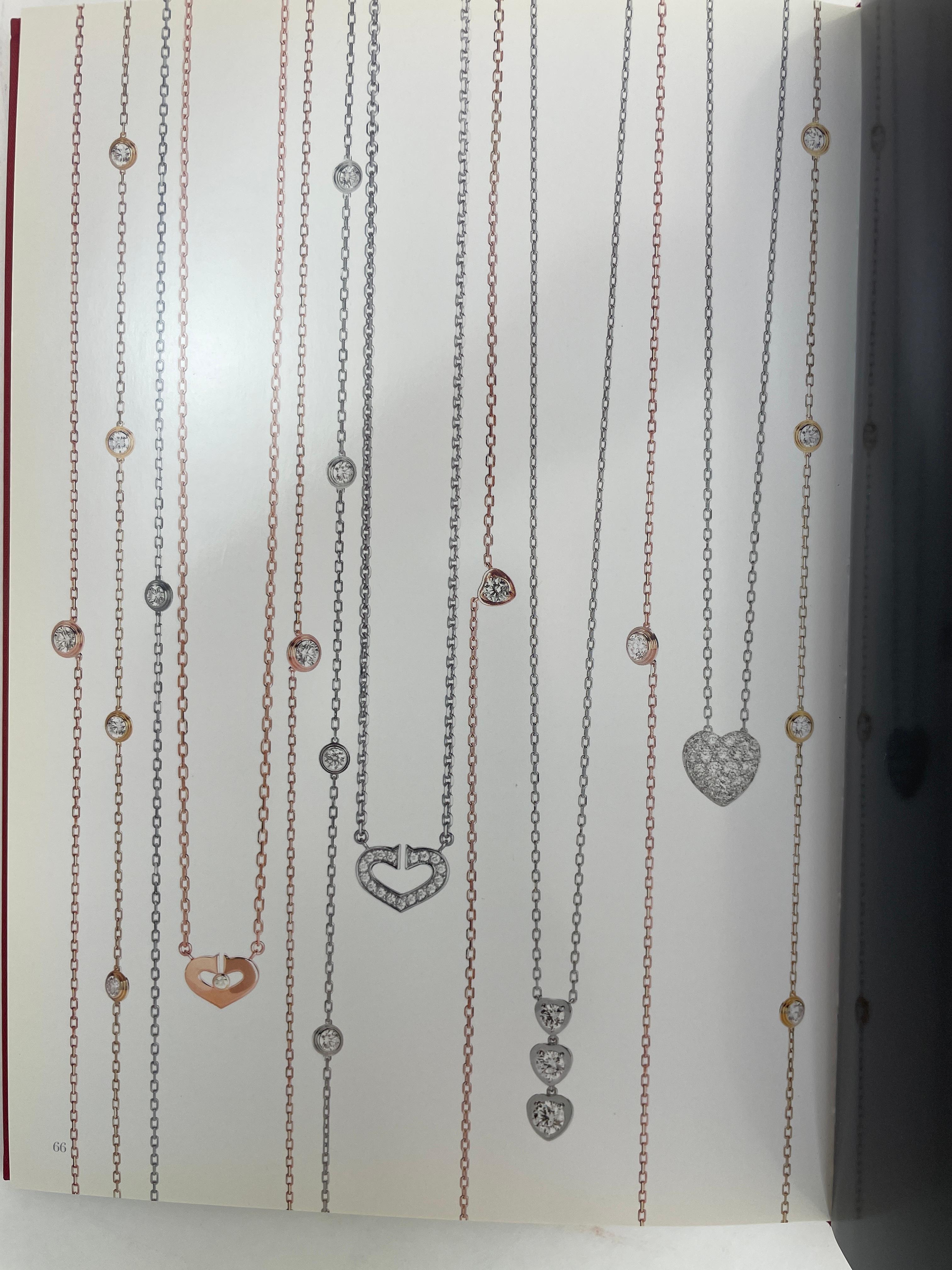 Cartier Paris Londres New York Red Jewelry Book couverture rigide petit livre en vente 3