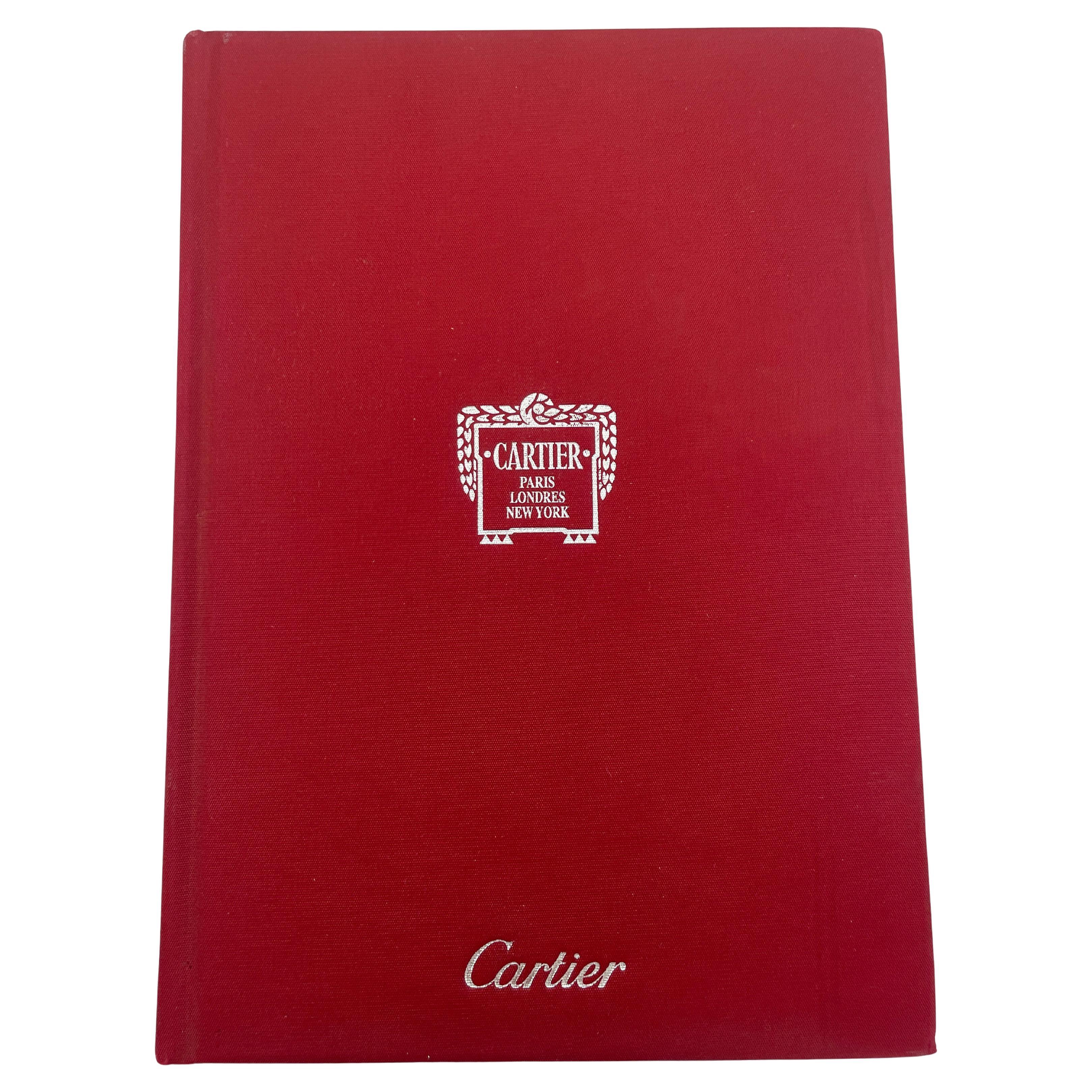 Cartier Paris Londres New York Red Jewelry Book couverture rigide petit livre