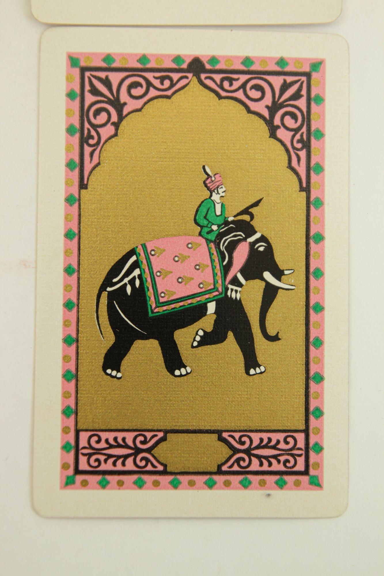 Cartier Paris Maharajahs Collection Bridge Playings Cards in Original Box 1970 3