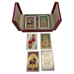 Cartier Paris Maharajahs Collection Bridge Playings Cards in Original Box 1970