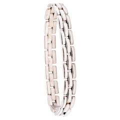 Cartier Paris Maillon Panthere Bracelet in 18Kt White Gold Box and Paper