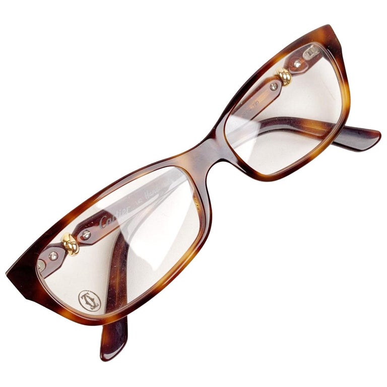 Cartier Paris Mint Eyeglasses Trinity Mod. MARION T8100995 55-15 140mm For  Sale at 1stDibs