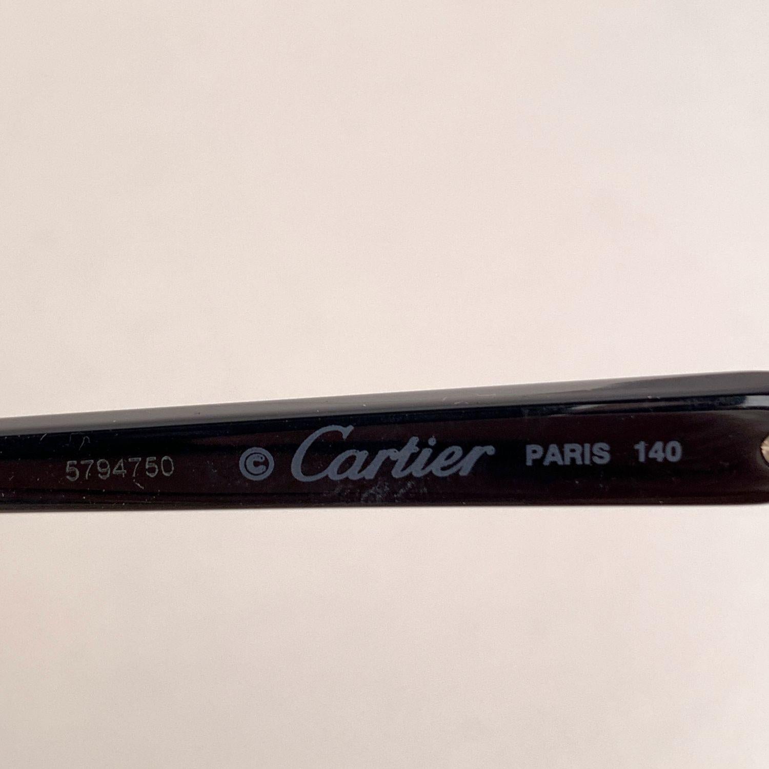 Cartier Paris Mint Eyeglasses Trinity T8101004 51-18 140mm In New Condition In Rome, Rome