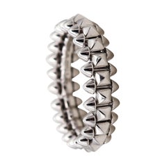 Cartier Paris Moderner kinetischer Clash de Cartier-Ring aus massivem 18 Karat Weißgold