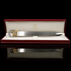 CARTIER - Paris. Must de Cartier Letter Opener in Fitted Presentation Case