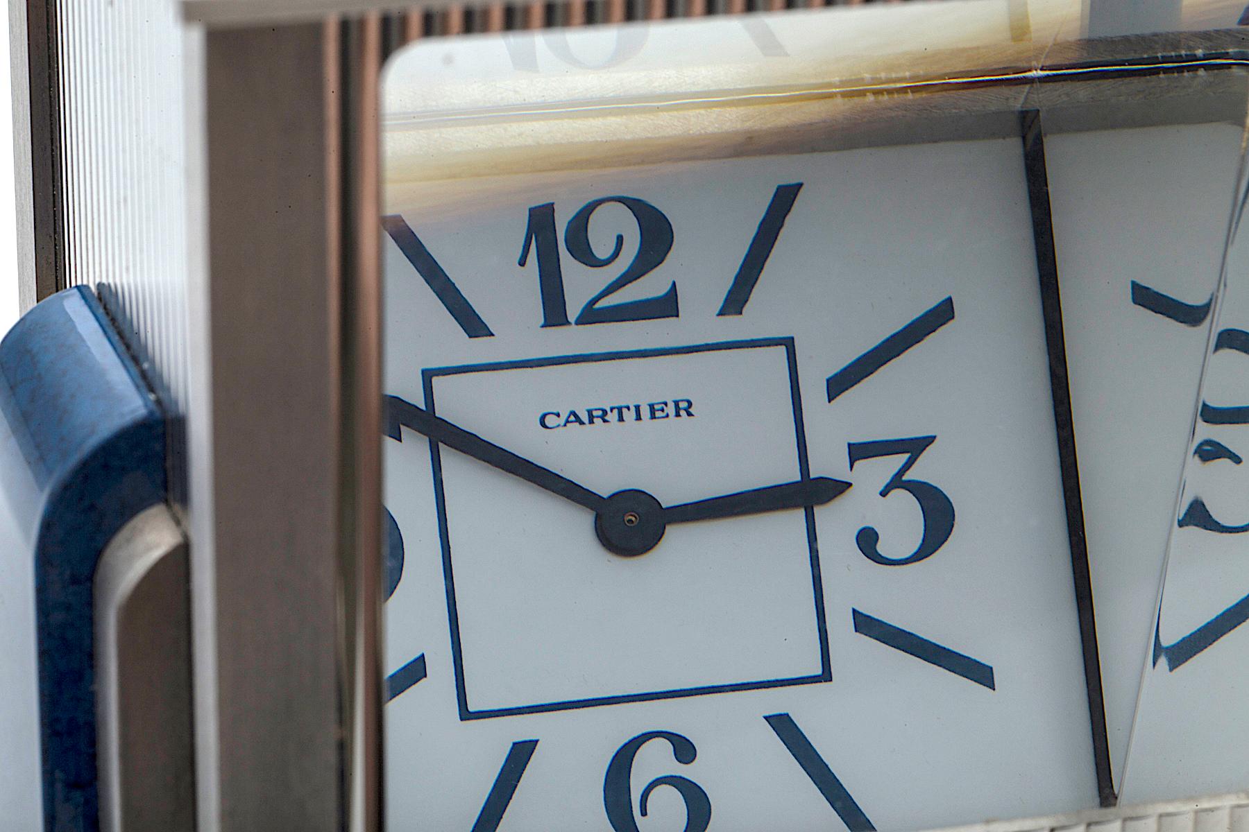 Cartier Paris 'Mystere' Desk Clock In New Condition In Greenwich, CT