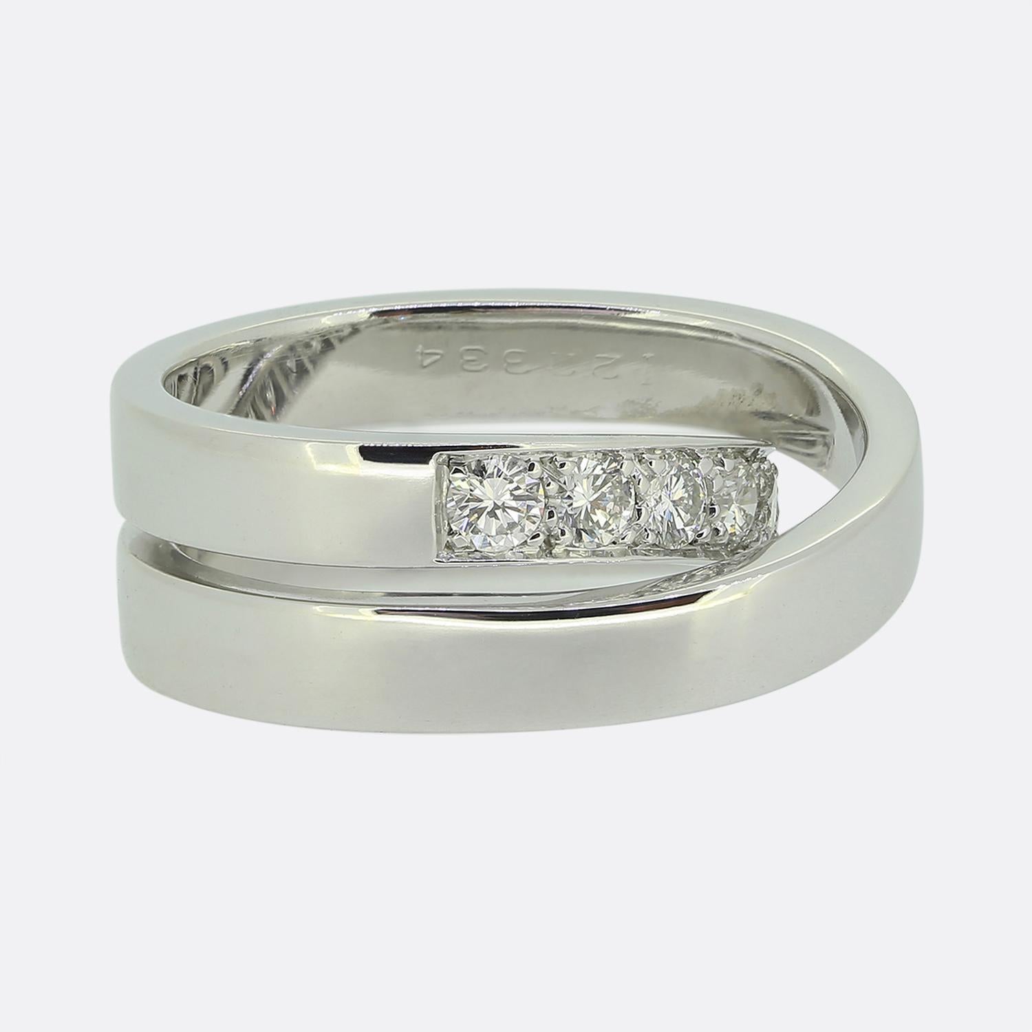 Cartier Paris Nouvelle Anello di diamanti misura K (50) In condizioni ottime in vendita a London, GB