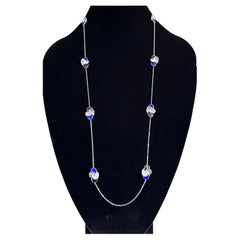 Cartier Paris Nouvelle Lapis Lazuli Onyx and Diamond Necklace