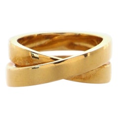 Cartier Paris Nouvelle Vague Crossover Ring 18K Yellow Gold