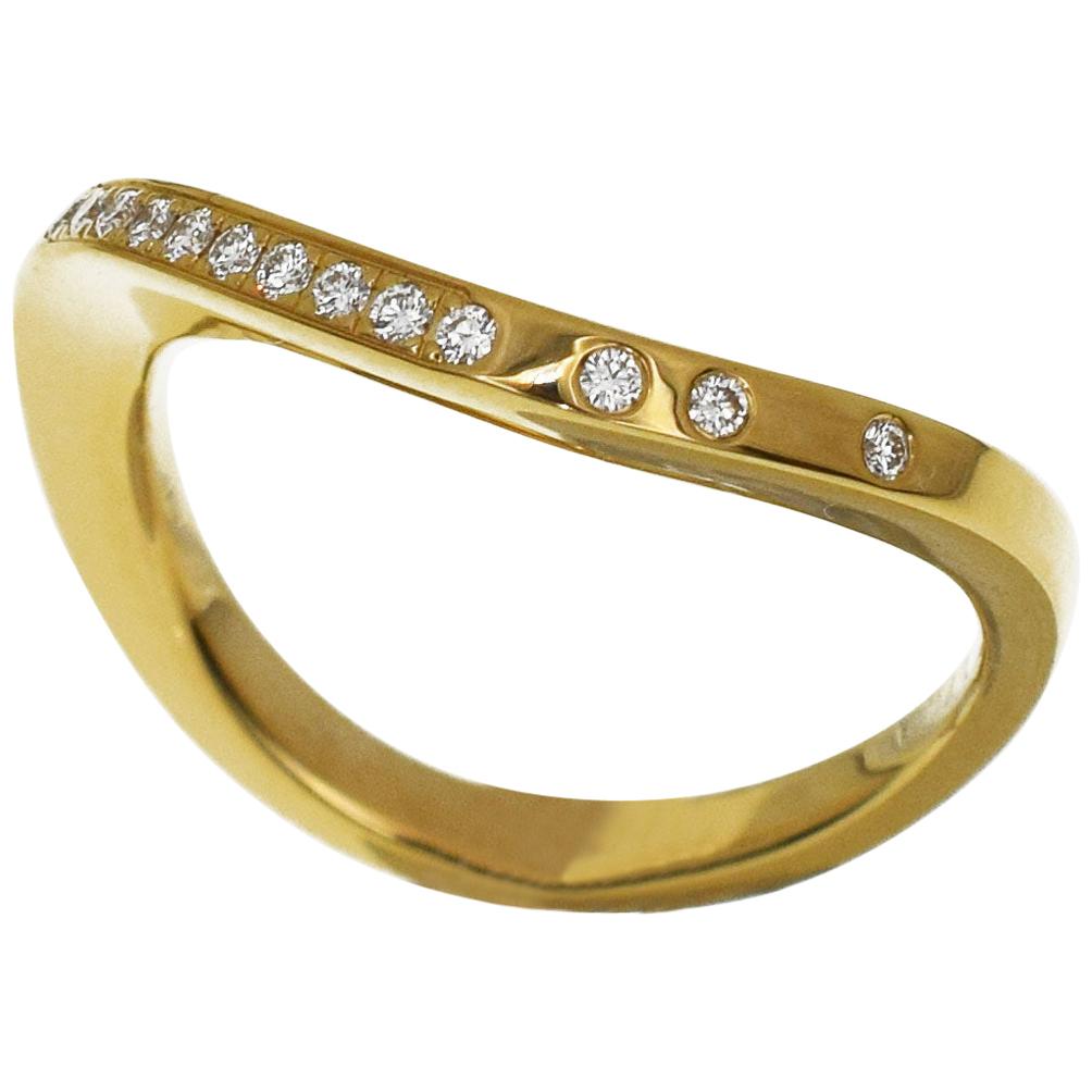 Cartier Paris Nouvelle Vague Diamond 18 Karat Yellow Gold Ring