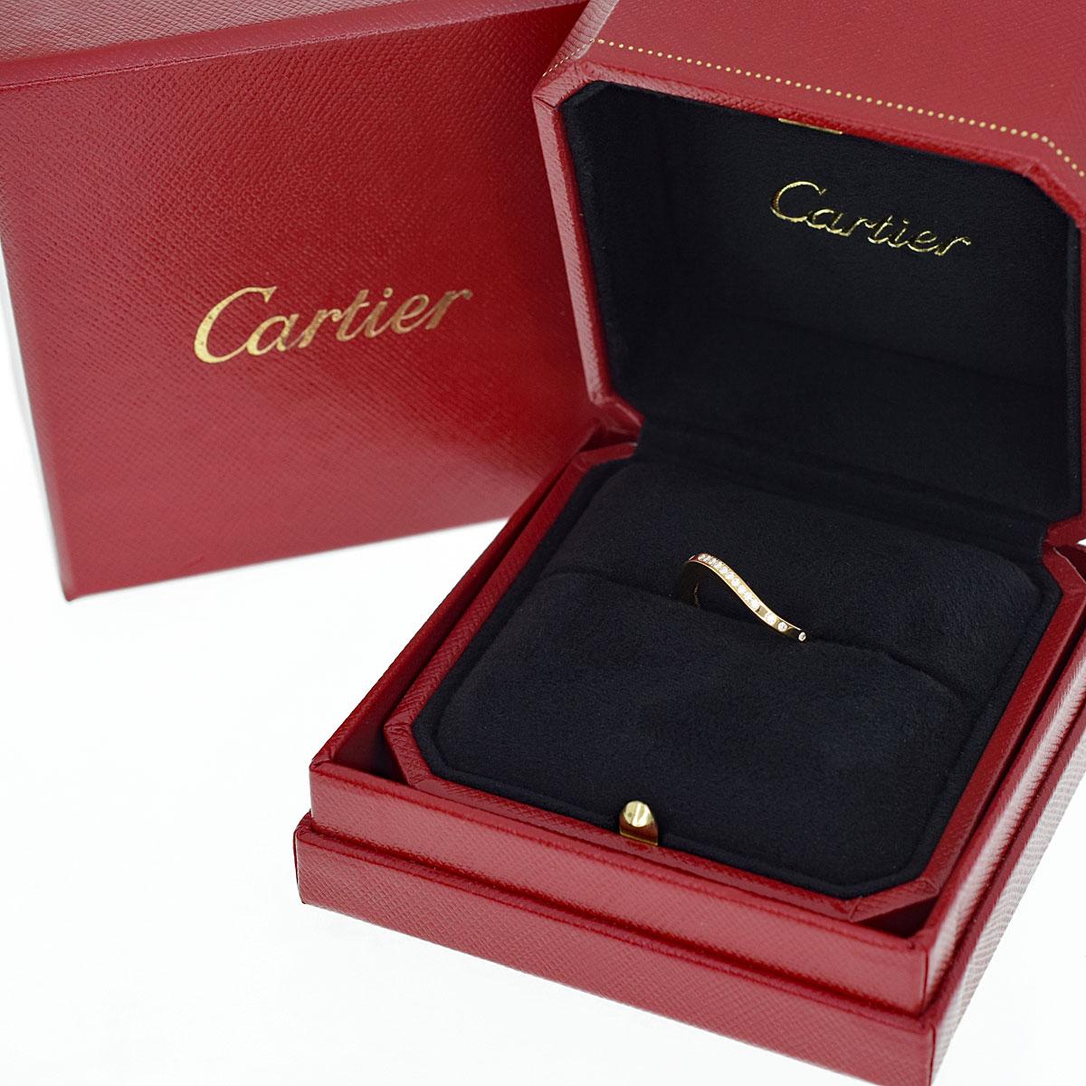 Cartier Paris Nouvelle Vague Diamond 18 Karat Yellow Gold Ring 6