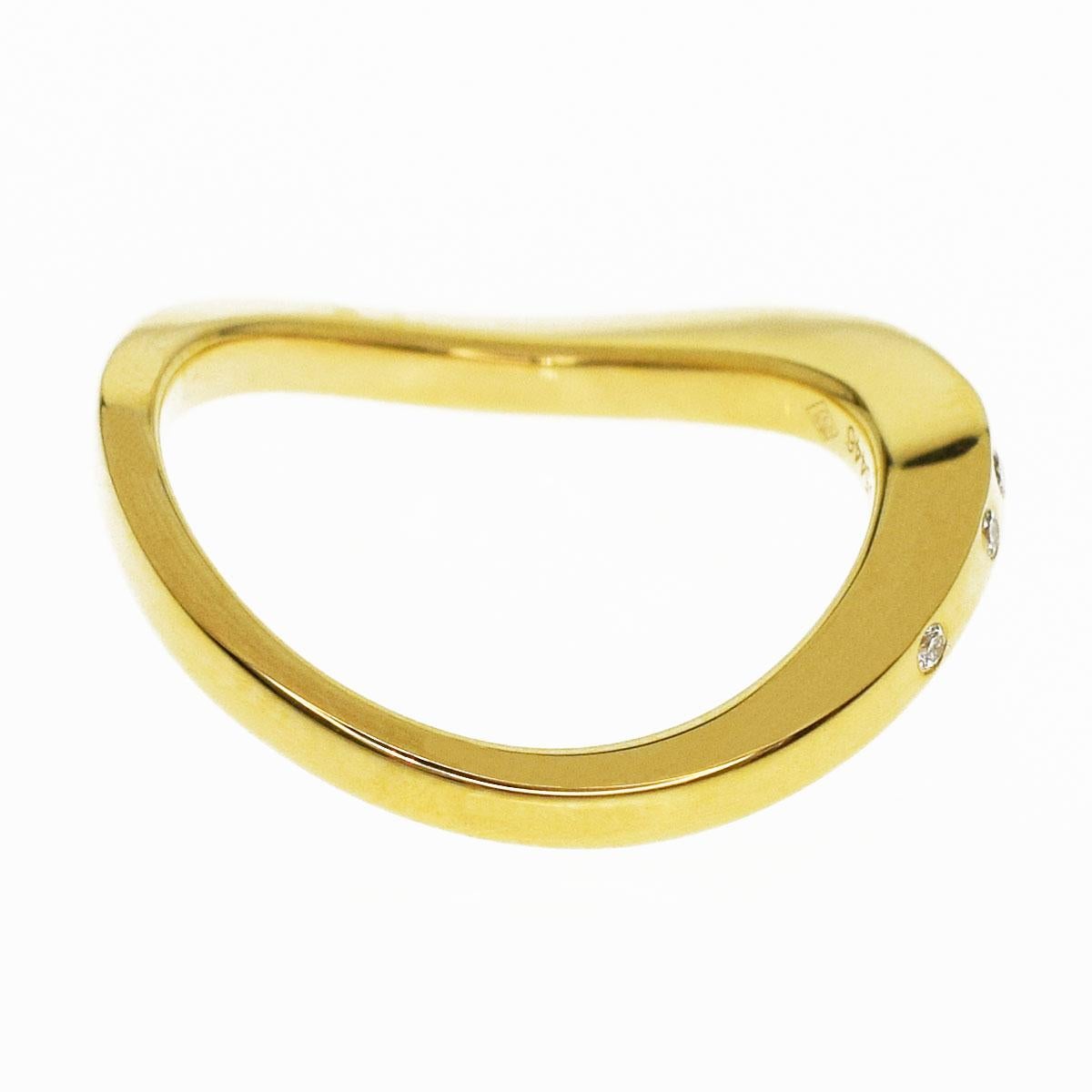 Women's Cartier Paris Nouvelle Vague Diamond 18 Karat Yellow Gold Ring