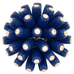 Cartier Paris Nouvelle Vague Diamant-Lapislazuli-Cocktailring, seltener Ring