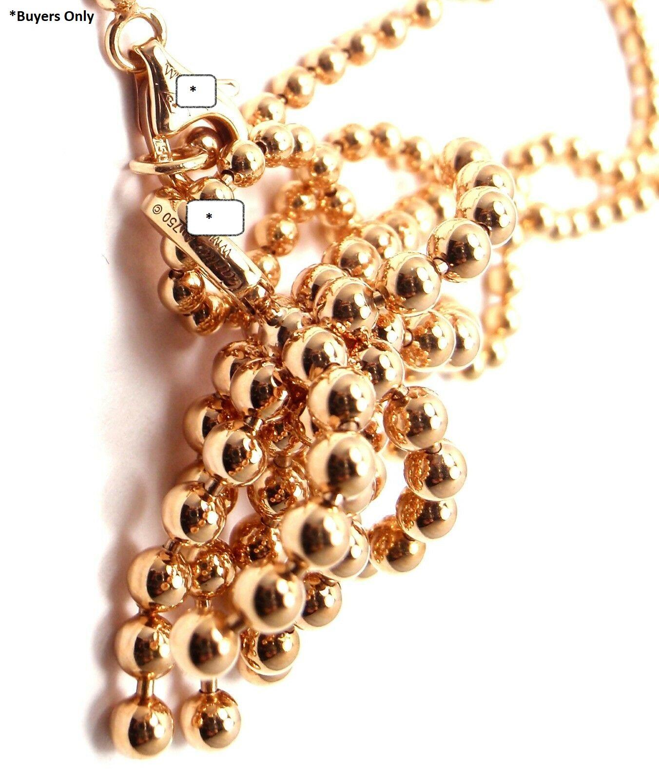 Cartier Paris Nouvelle Vague Diamond Rose Gold Pendant Necklace 2