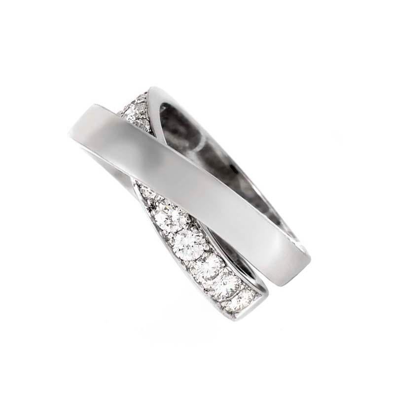 Cartier Paris Nouvelle Vague Diamant-Ring aus Weißgold Damen