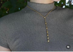 Cartier Paris Nouvelle Vague Lariat Necklace Gold Diamond