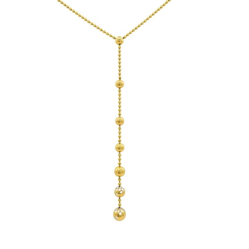 Cartier Paris Nouvelle Vague Lariat Necklace Gold Diamond 1