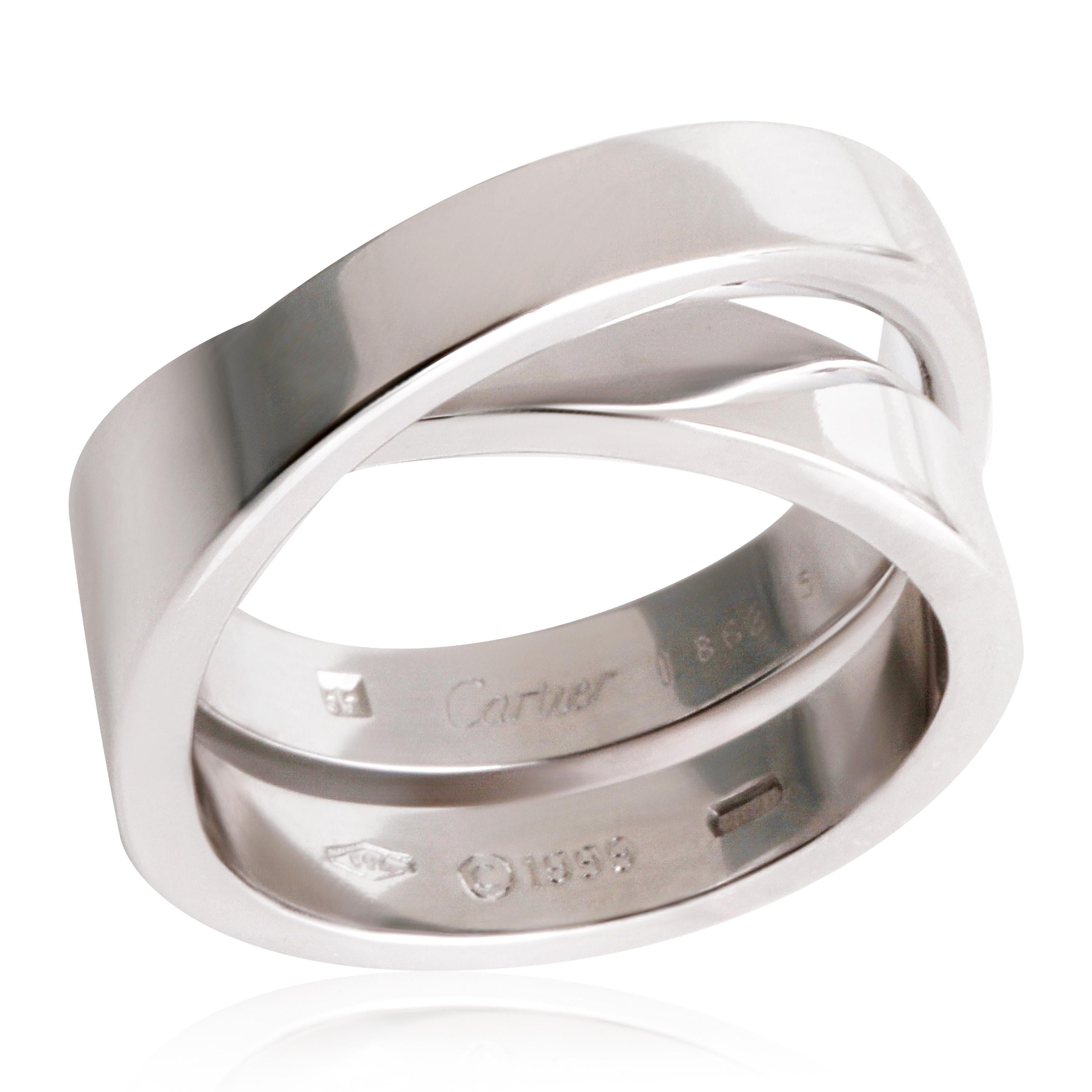 Cartier Paris Nouvelle Vague Ring in 18k White Gold

PRIMARY DETAILS
SKU: 119560
Listing Title: Cartier Paris Nouvelle Vague Ring in 18k White Gold
Condition Description: Retails for 3600 USD. In excellent condition and recently polished. Ring size