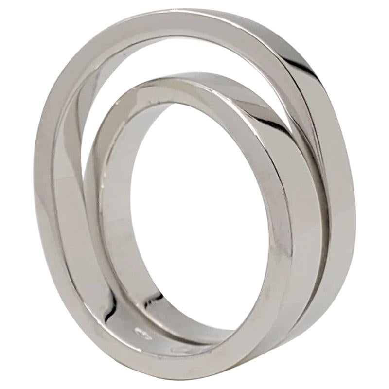 Cartier 'Paris Nouvelle Vague' White Gold Crossover Ring