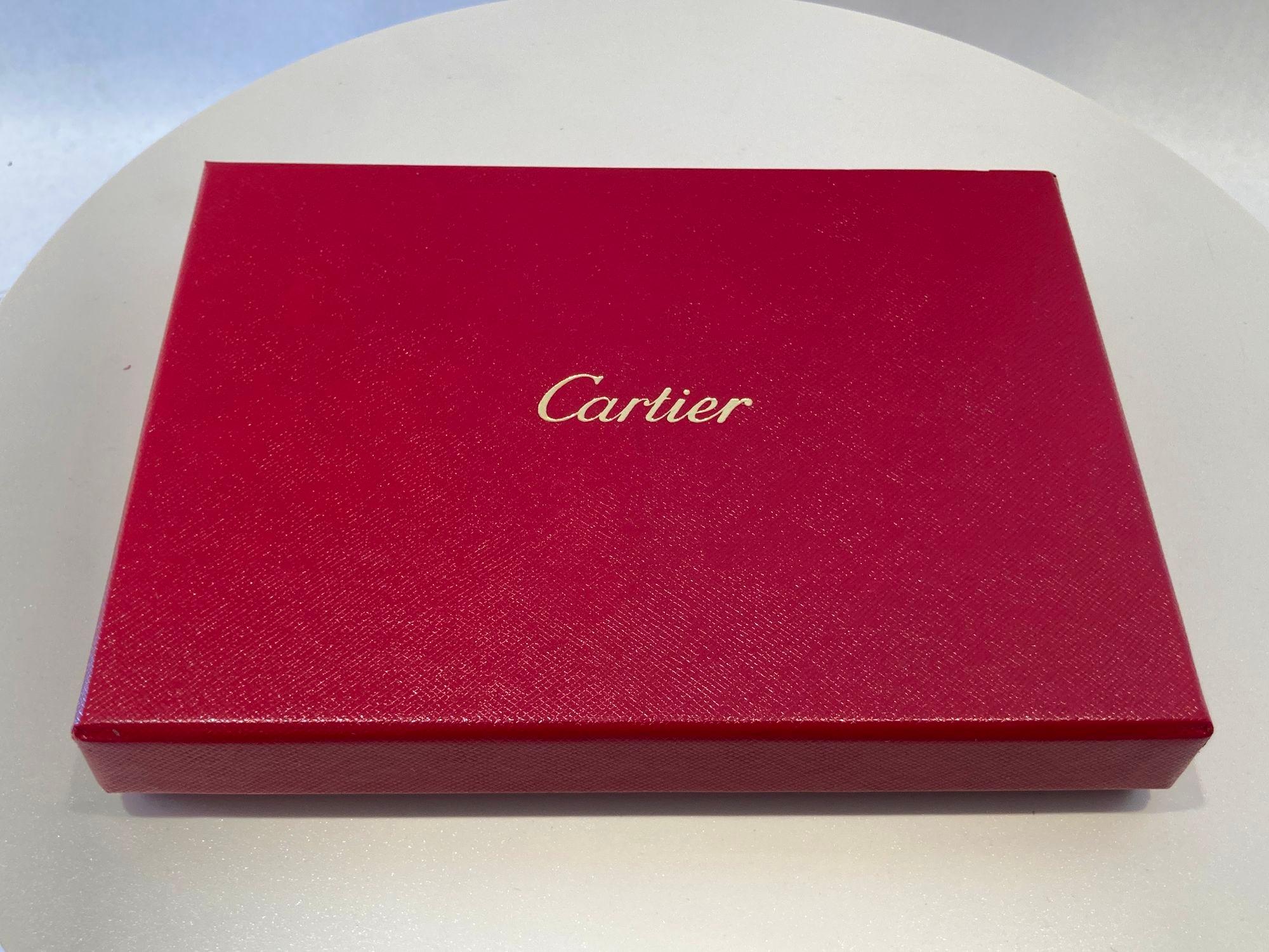 Cartier Paris Panther Design Karte und Umschlag Luxusset Schreibtisch Schreibwaren im Angebot 2