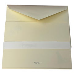 Cartier Panther Design Schreibtisch-Accessoire-Set mit 9 Karten und Umschlägen