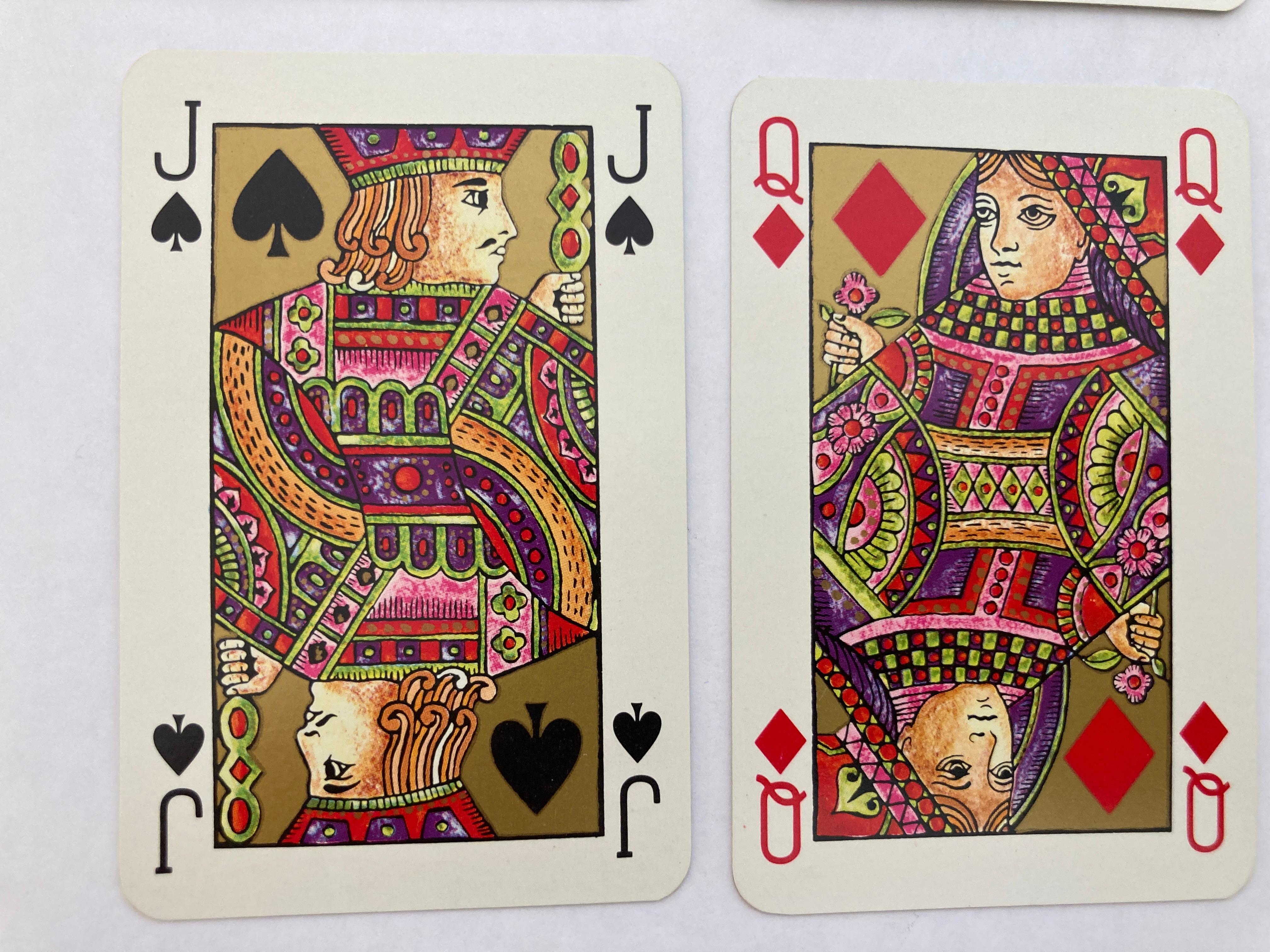 Cartier Paris Poker or Bridge Cards in Red Original Box Vintage 1970 For Sale 1