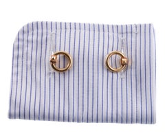 Gemelos Cartier París Retro Oro