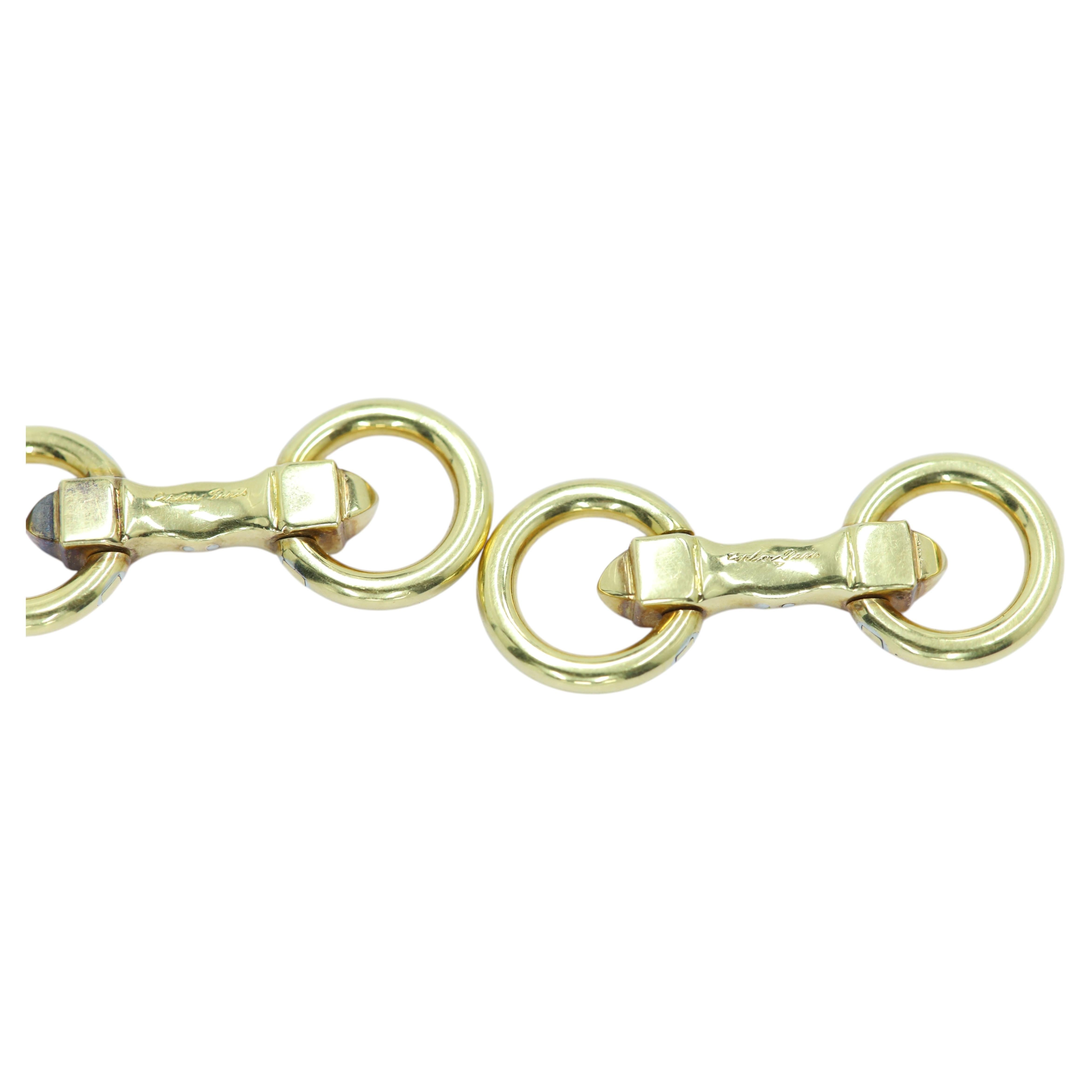 Cartier Paris Retro Gold Cufflinks