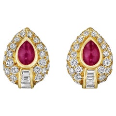 Diamond Clip-on Earrings