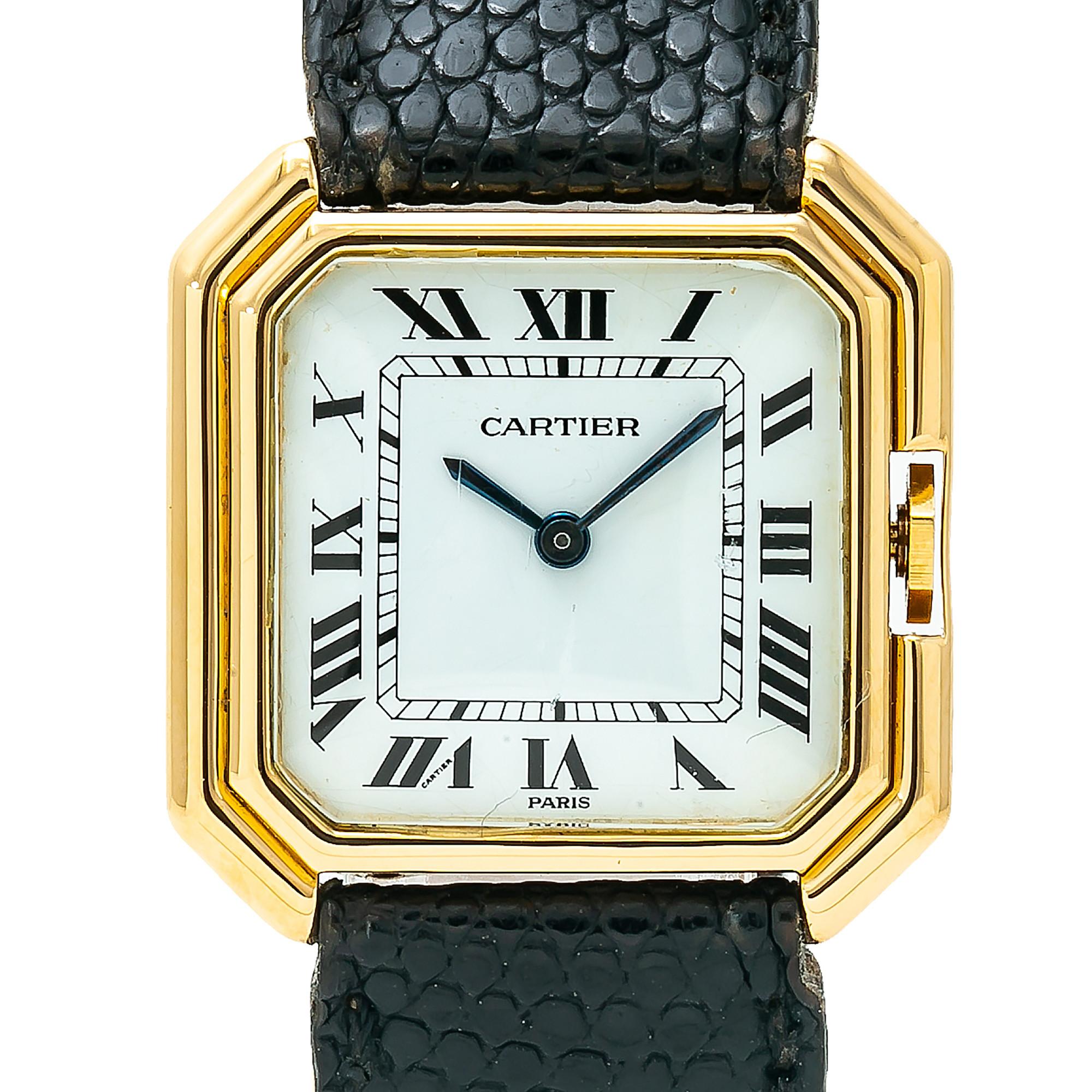 Cartier Paris Sextavado 78099, White Dial, Certified and Warranty 1