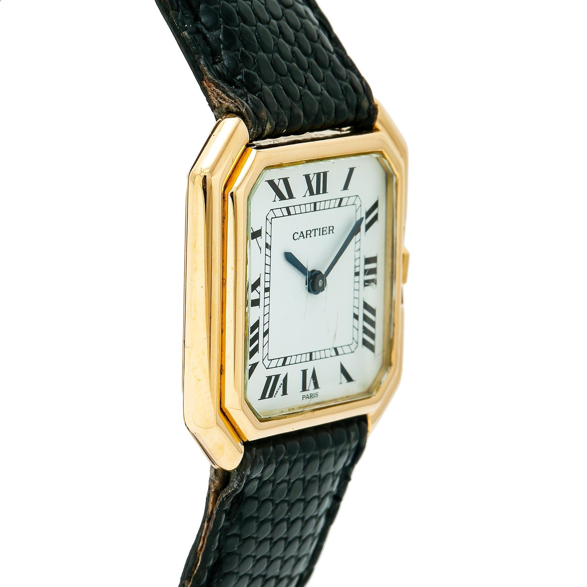 Cartier Paris Sextavado 78099, White Dial, Certified and Warranty 2