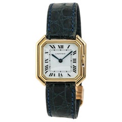 Cartier Paris Sextavado 78099, White Dial, Certified and Warranty