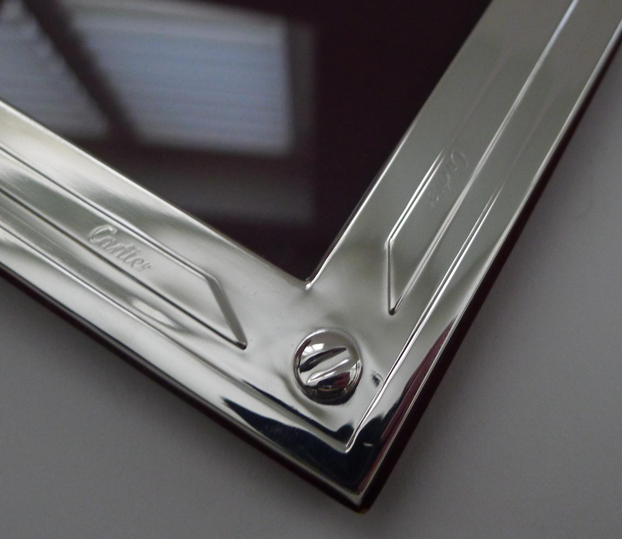 Cartier, Paris - Solid / Sterling / 925 Silver Picture Frame 1