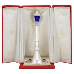 Used Cartier Paris, Sterling Silver ‘Street Lamp’ Table Lighter, 1930s