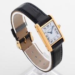 Cartier Paris Tank Louis ref 7808. Manual Wind, 18K Yellow Gold, Mk2 Dial, c1980