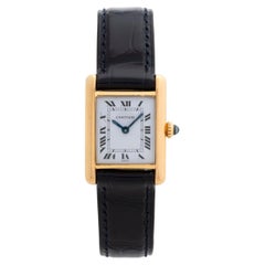 Cartier Paris Tank Louis ref 7808. Manual Wind, 18K Yellow Gold, Mk2 Dial, c1980