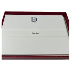 Cartier Paris Tank Watch Design Card and Envelope Set Luxury Desk Stationery