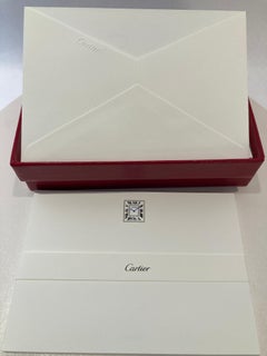 Cartier Paris Tank Watch Design Luxury Desk Stationery Card and Envelope Set