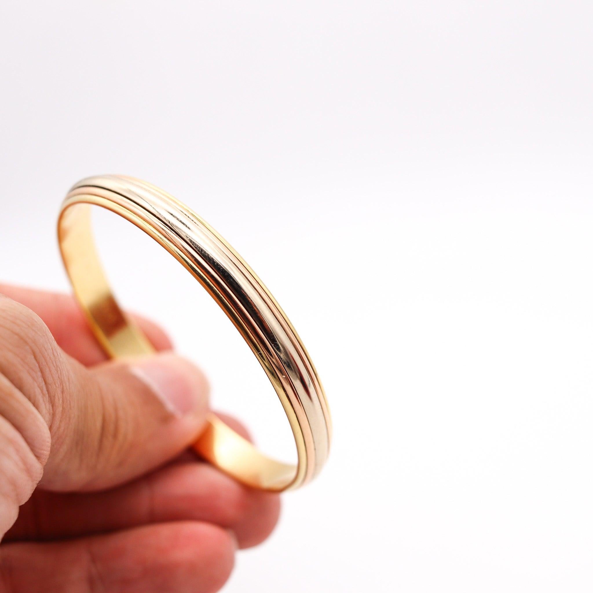 Cartier Paris Trinity Cinétique Bracciale in oro 18Kt a tre colori in vendita 2