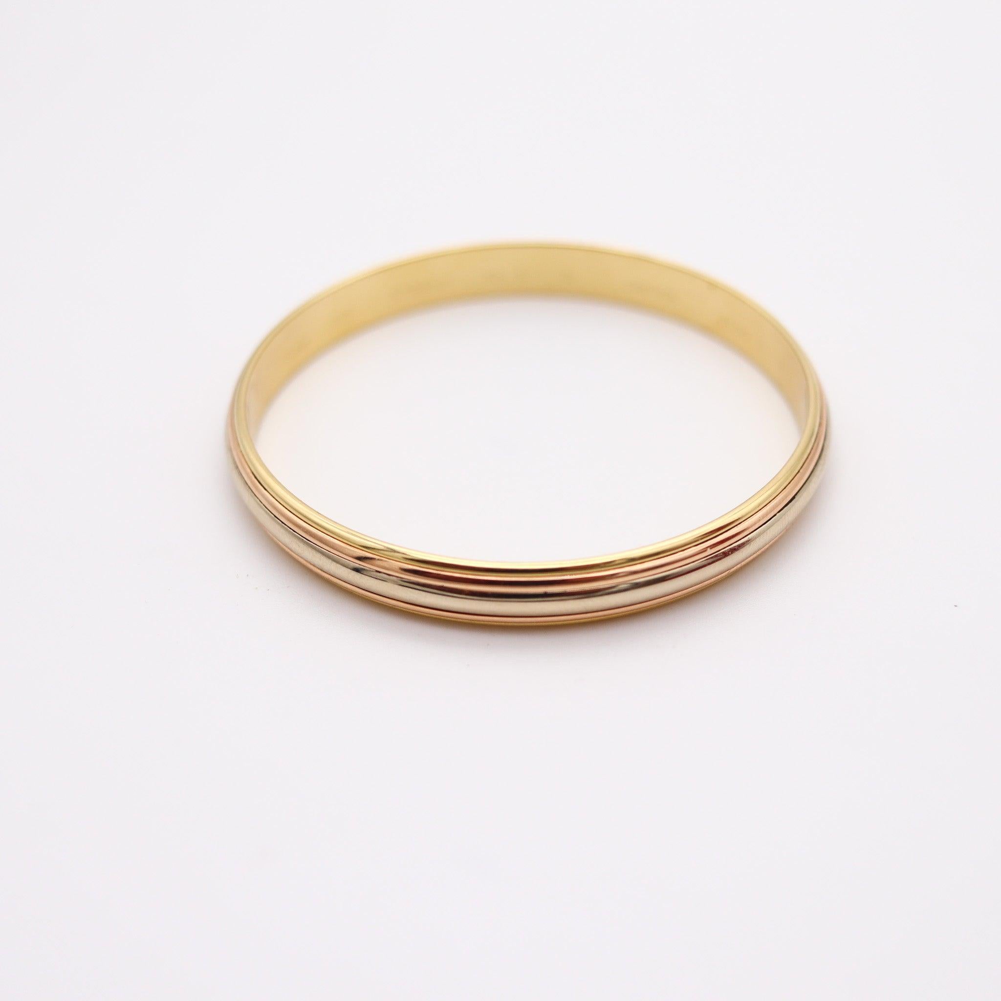 Cartier Paris Trinity Cinétique Bracciale in oro 18Kt a tre colori in vendita 4