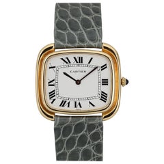 Cartier Paris 'TV Screen' in 18 Karat Yellow Gold, circa 1970